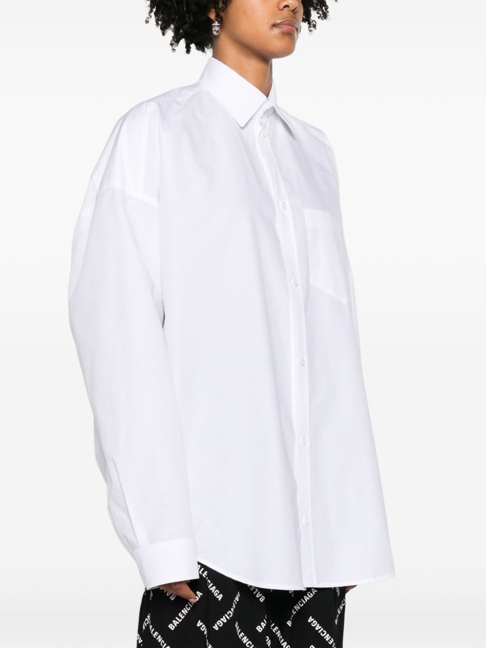 drop-shoulder cotton shirt - 4