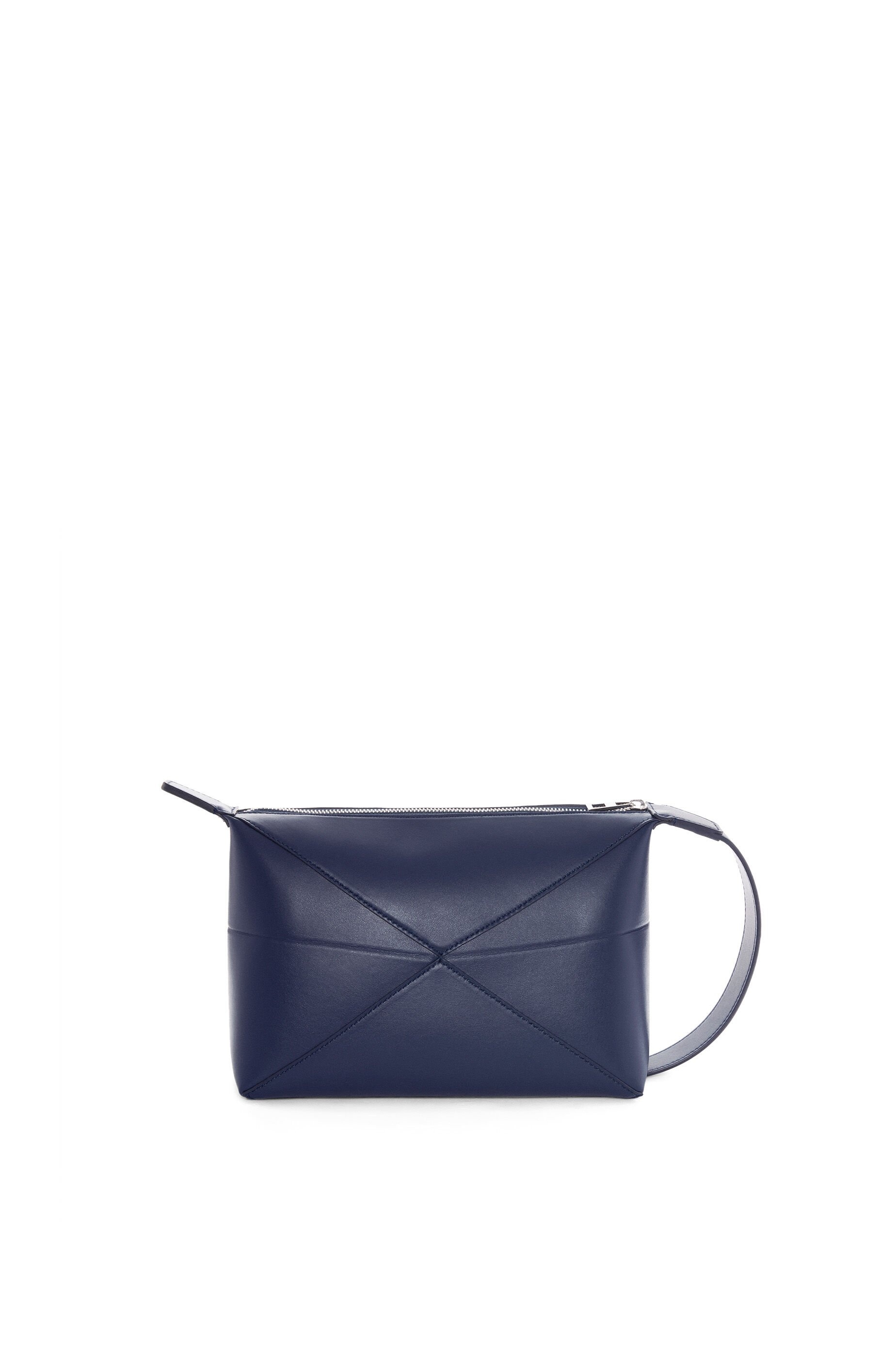 Puzzle Fold wash bag in shiny calfskin - 4
