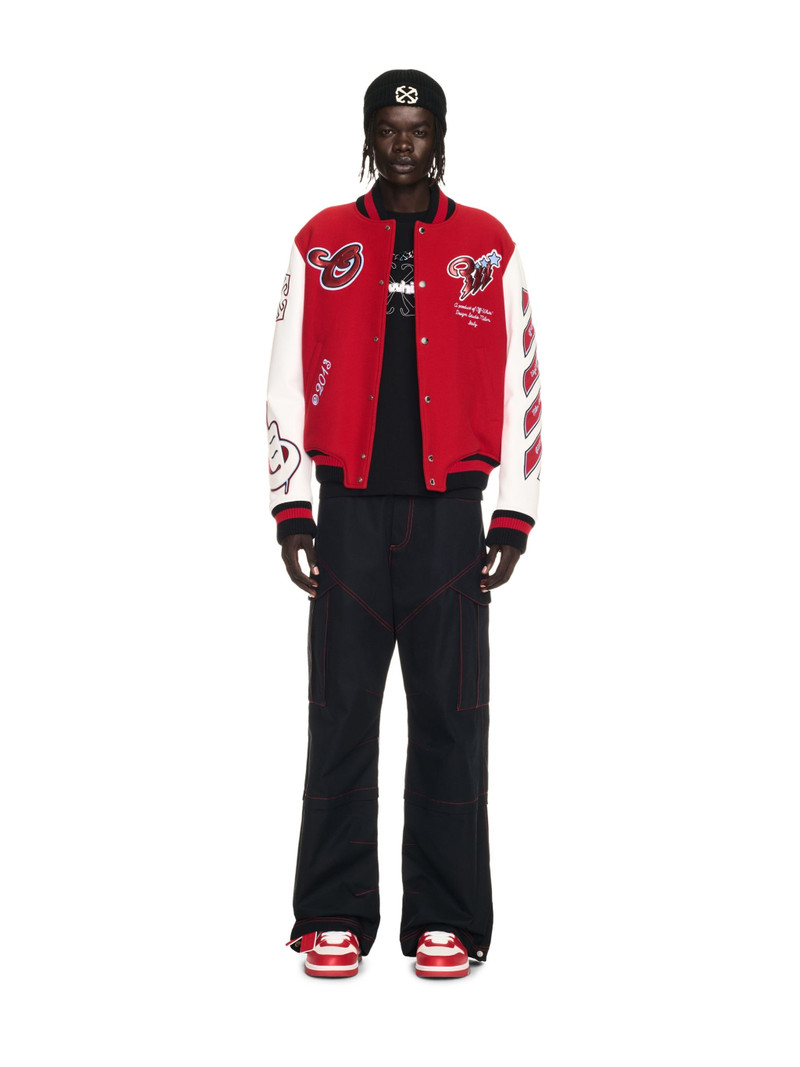Off-White Scorpio Lea Wool Varsity Jkt outlook