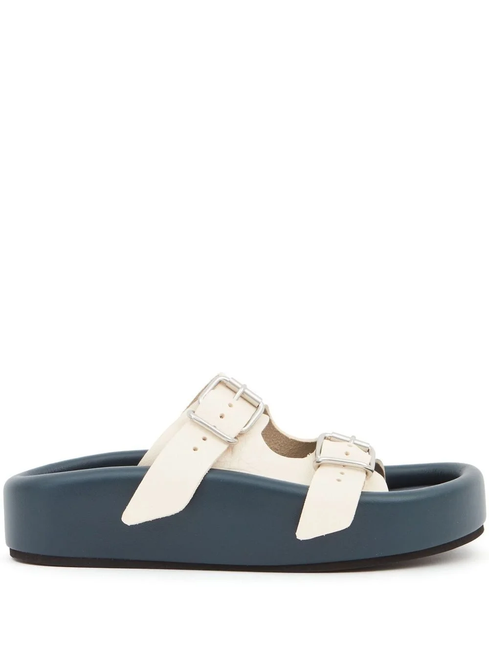 buckle-strap leather sandals - 1