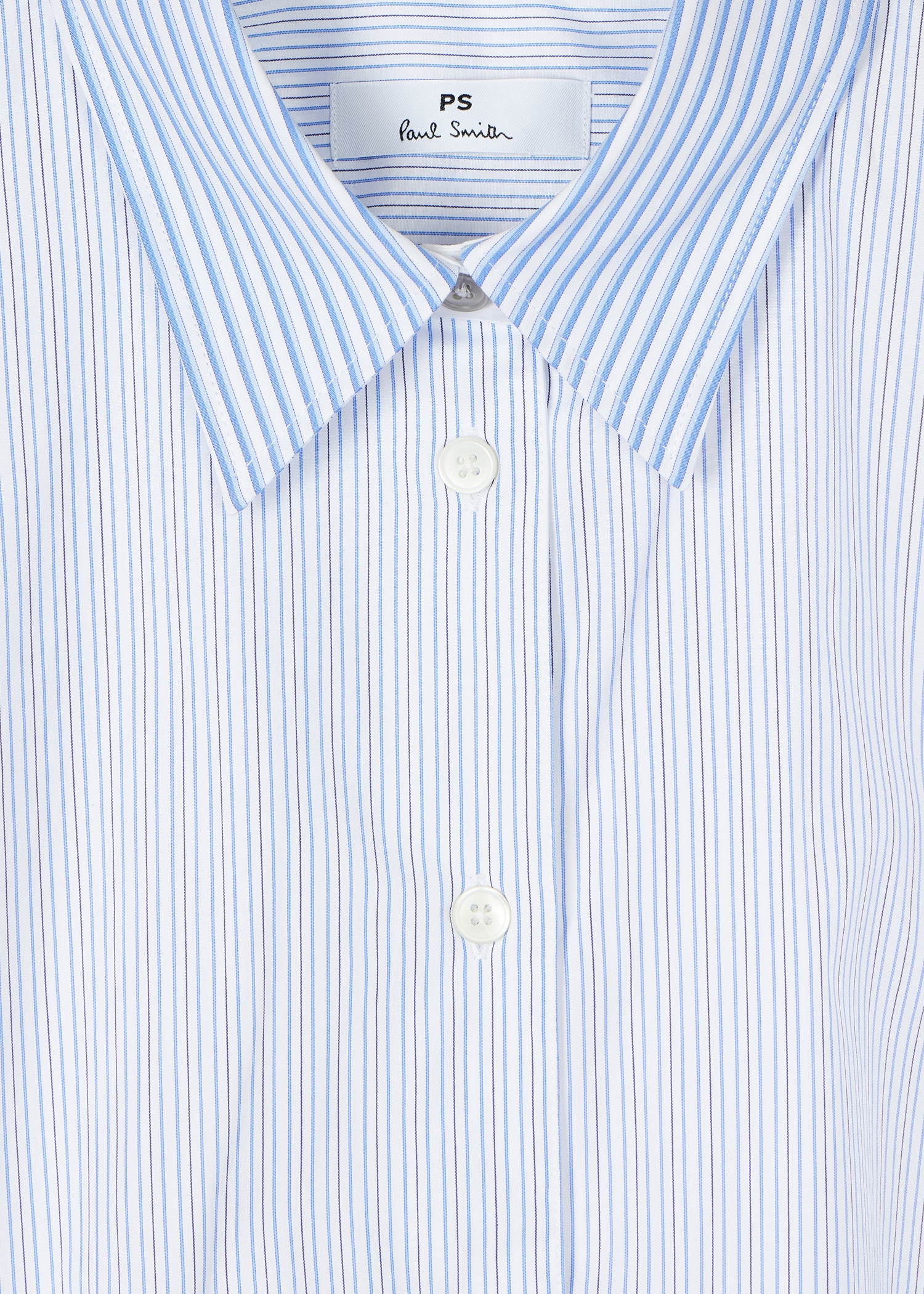 Women's Blue Mix-Up Panelled Shirt - 4