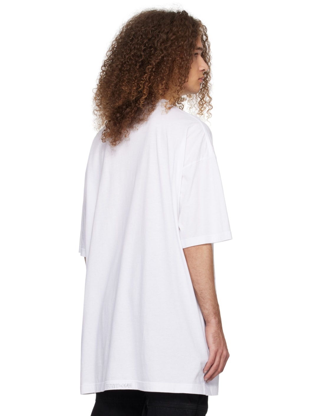 White Printed T-Shirt - 3