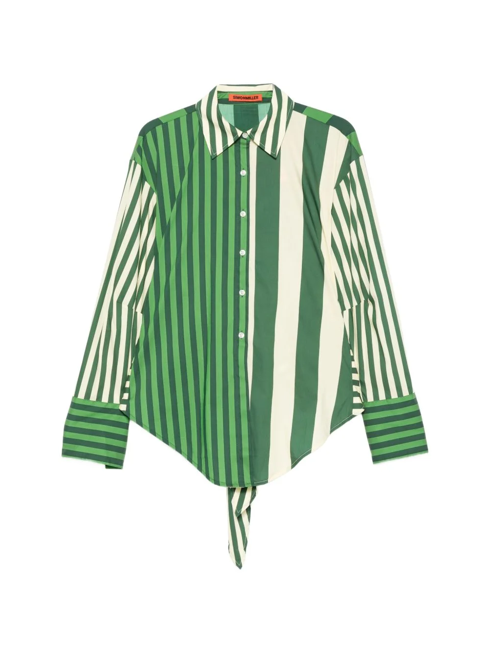 Loch striped button-up shirt - 1