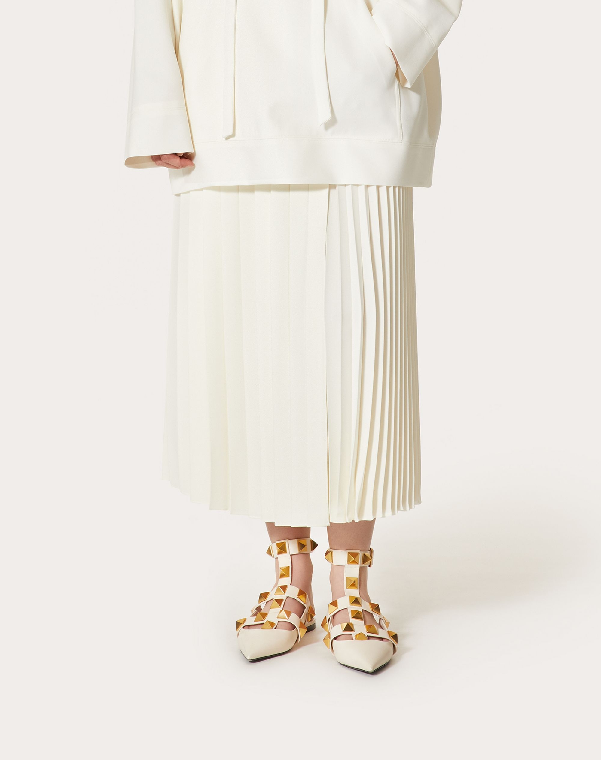 TECHNO CADY PLEATED SKIRT - 3