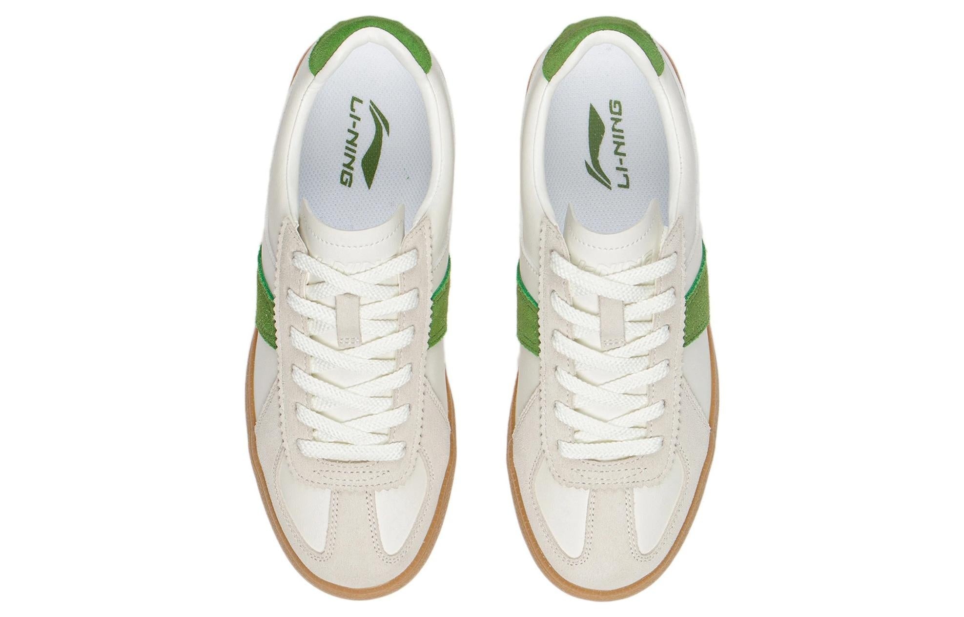 (WMNS) Li-Ning Skateboarding Low 'White Green' AGCS290-1 - 4