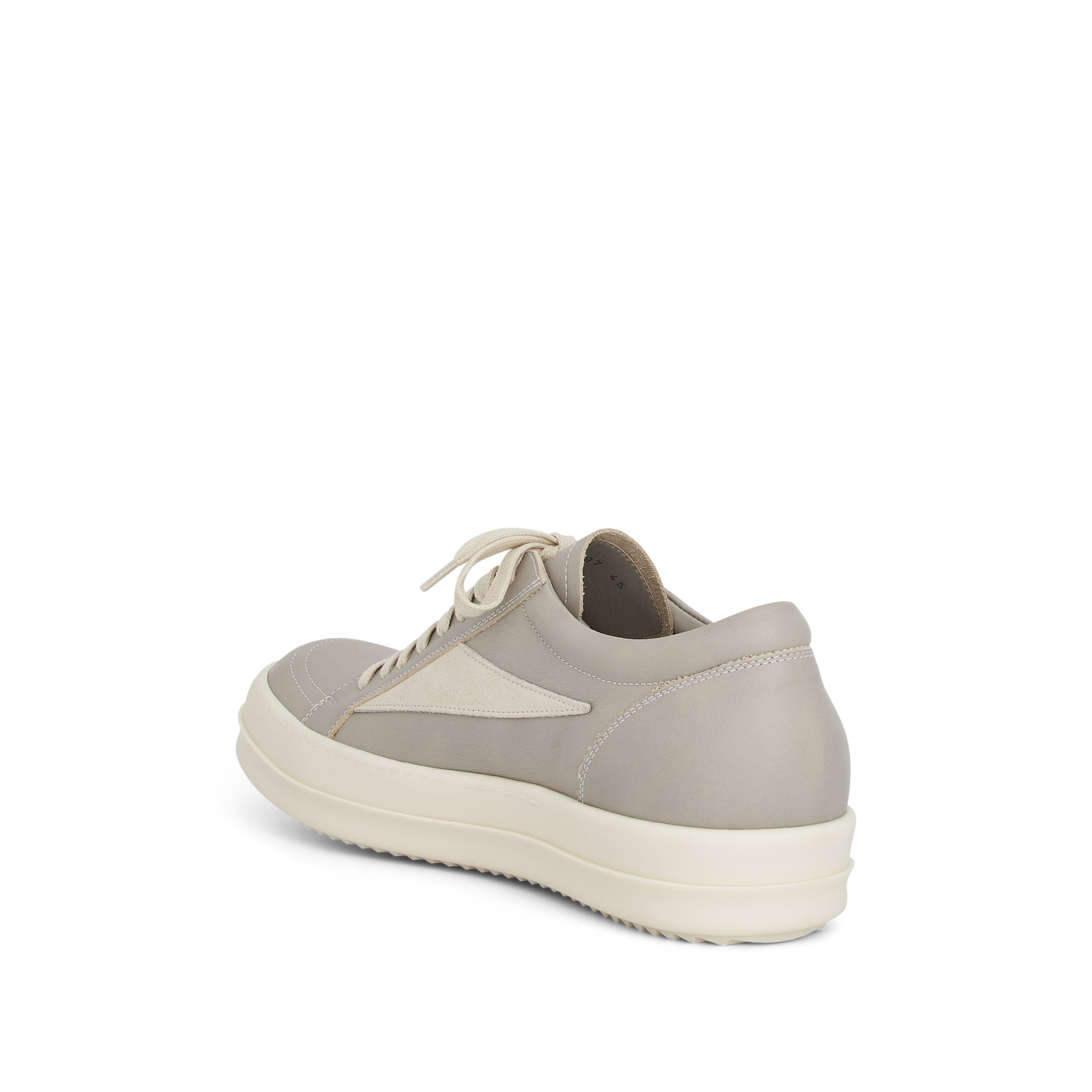 Vintage Leather Sneaker in Pearl/Milk - 3