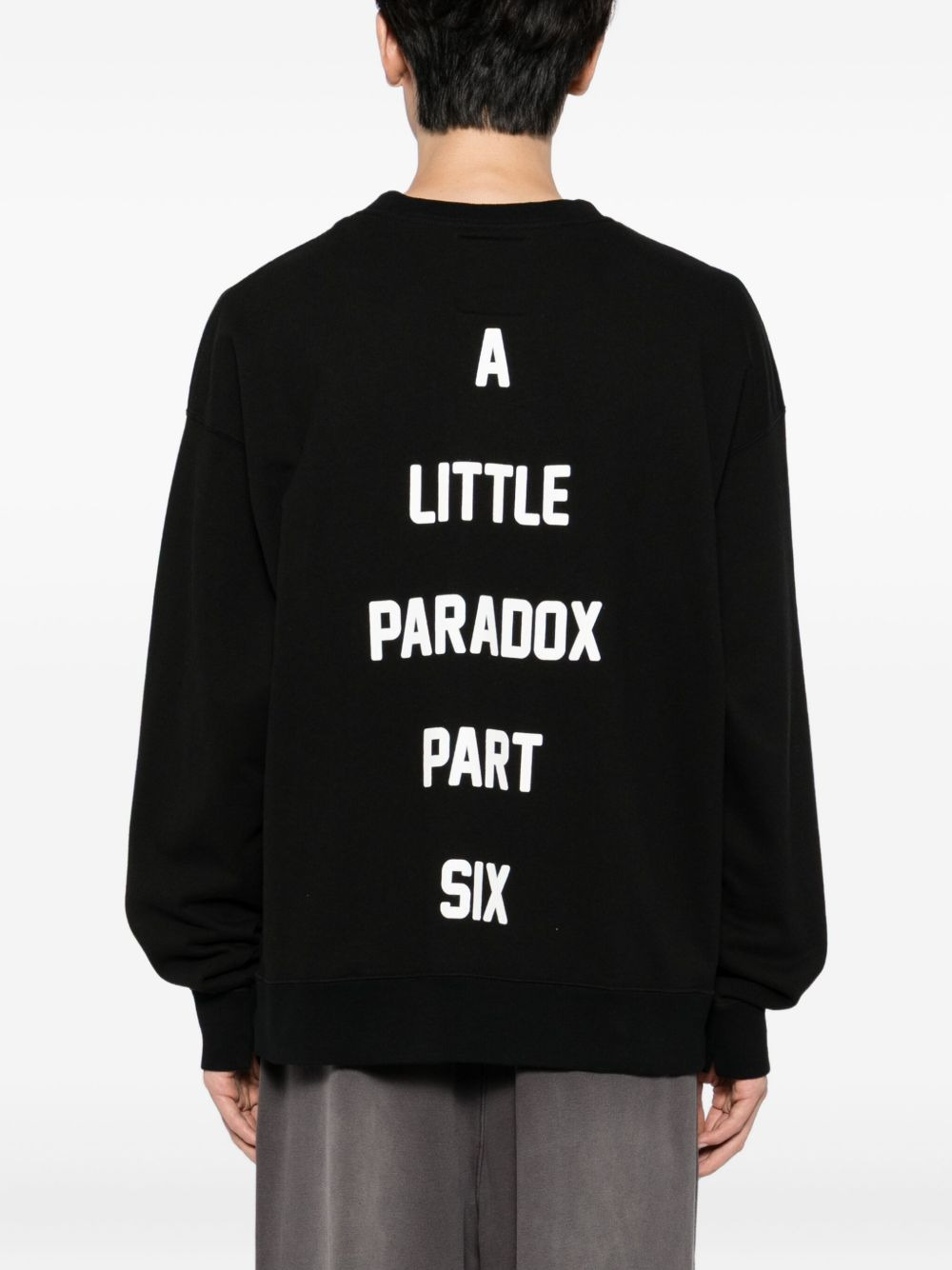cat-print cotton sweatshirt - 4