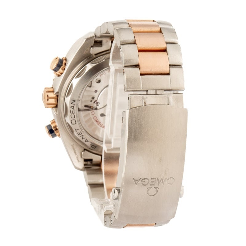 Pre-owned Omega Seamaster Planet Ocean 600M Two Tone - 3