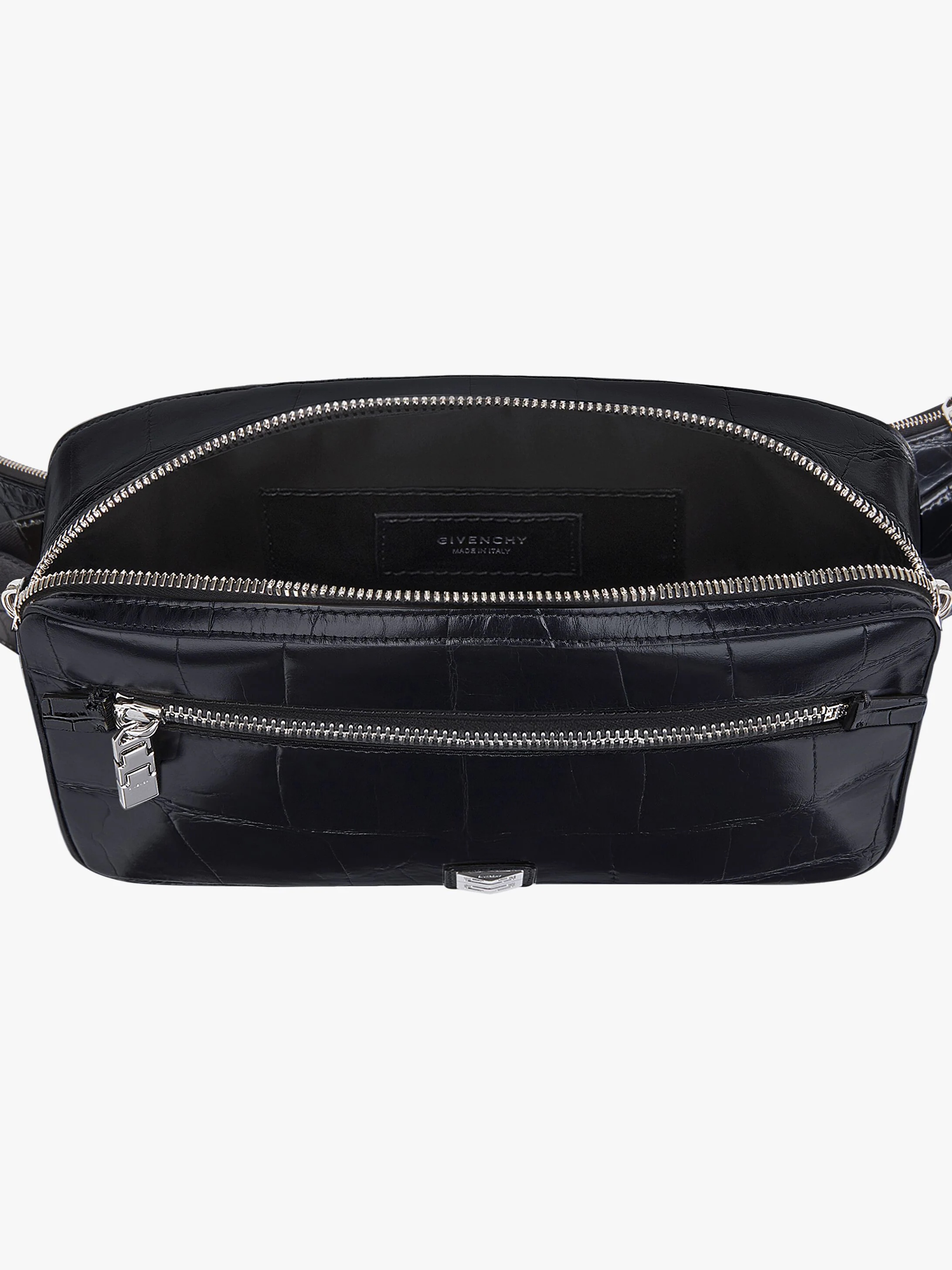 VENTURE BUM BAG IN CROCODILE EFFECT LEATHER - 7