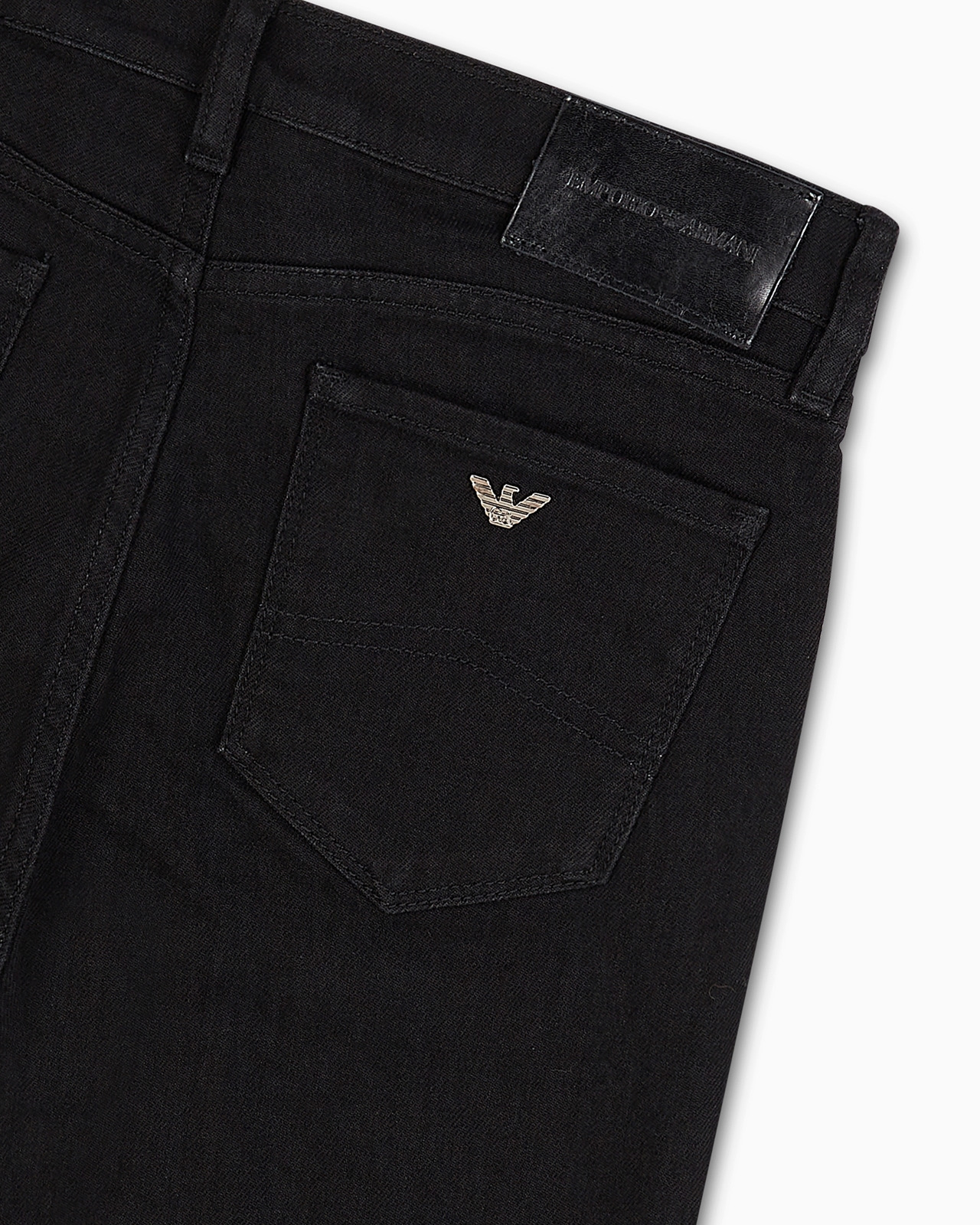 J20 High-waisted, super skinny-leg jeans in rinsed comfort denim - 7