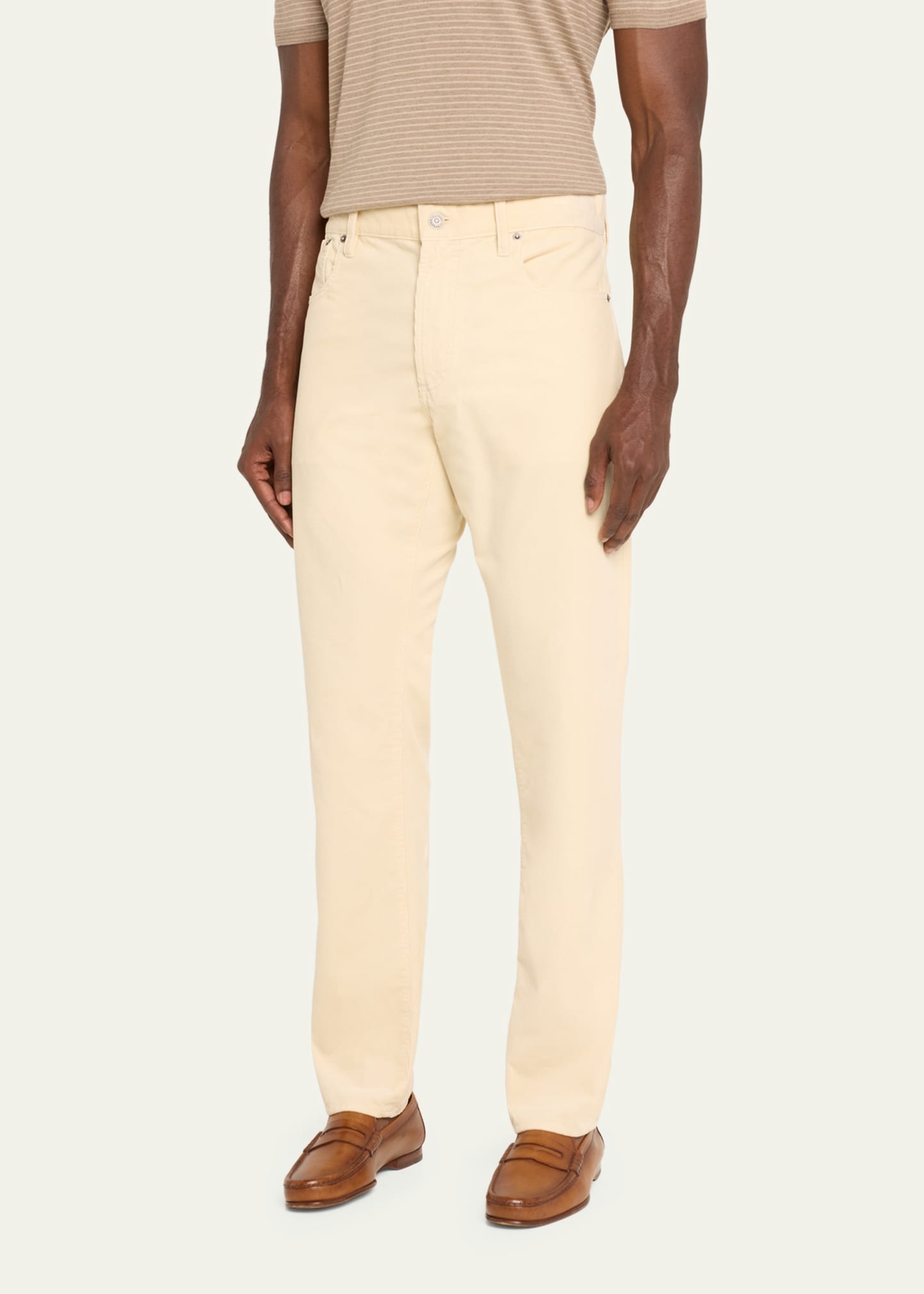 Men's 5-Pocket Stretch Corduroy Pants - 4