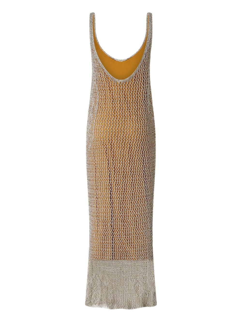 crochet-knit dress - 2