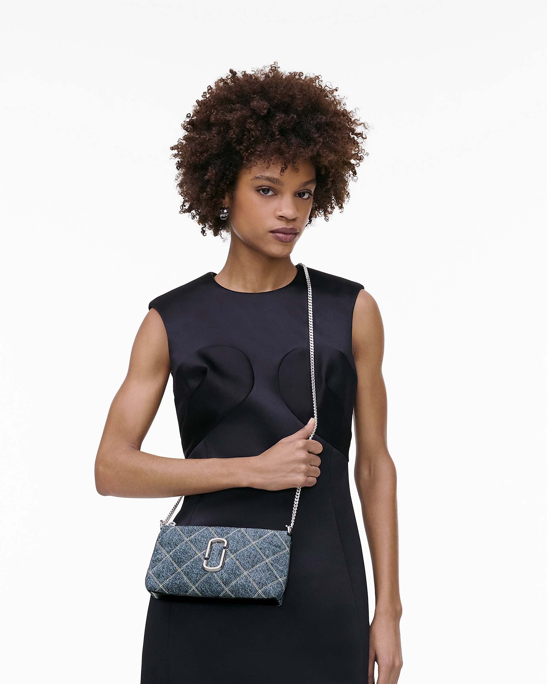 THE QUILTED DENIM SNAPSHOT POCHETTE - 6