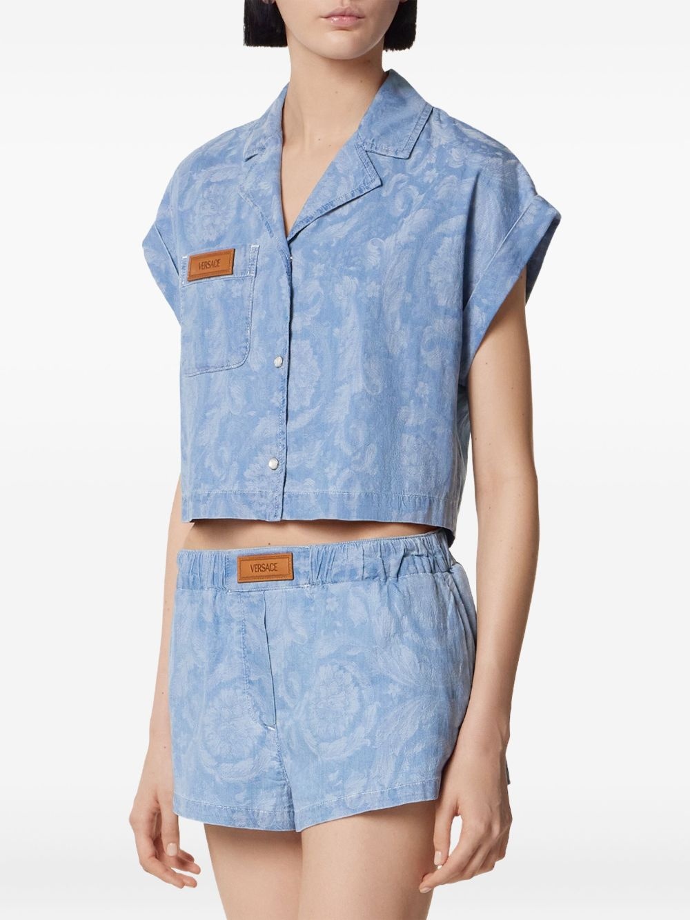 Barocco-print shirt - 3