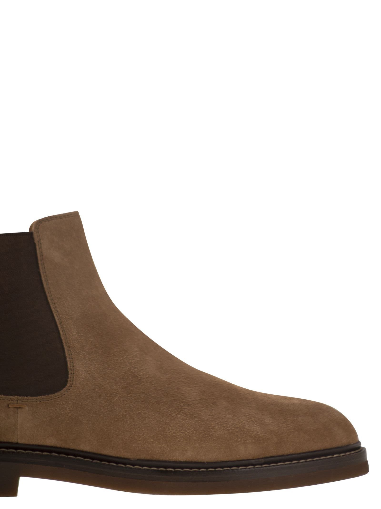 Brunello Cucinelli Men Chelsea Boot In Suede - 6