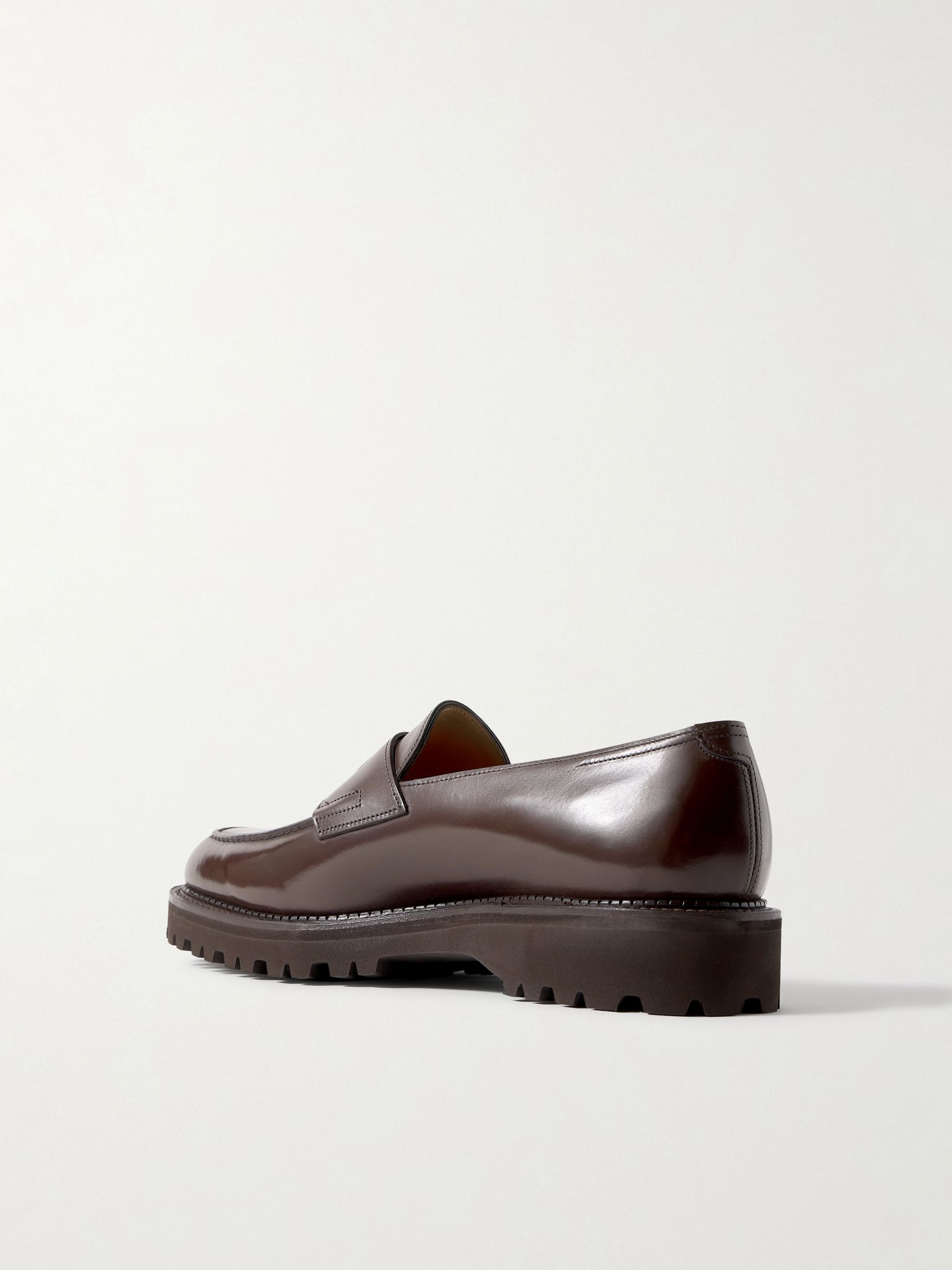Lopez New Standard Leather Penny Loafers Dark brown - 3