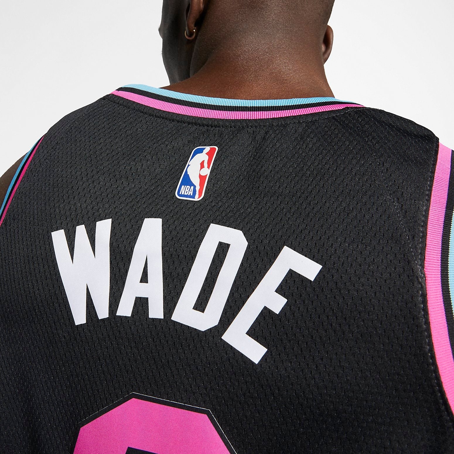 Nike Nike NBA Jersey City Version Miami Heat Wade No. 3