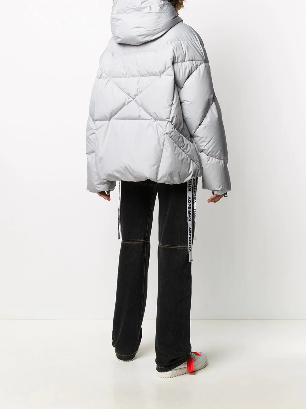 oversized hooded puffer jacket - 4