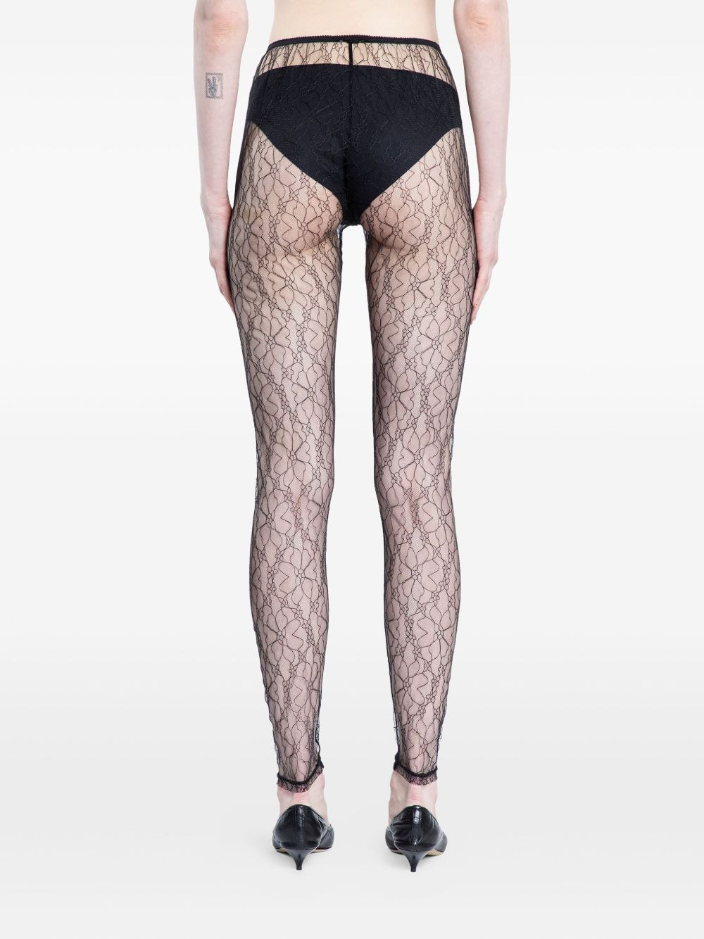 Dream lace-pattern leggings - 5