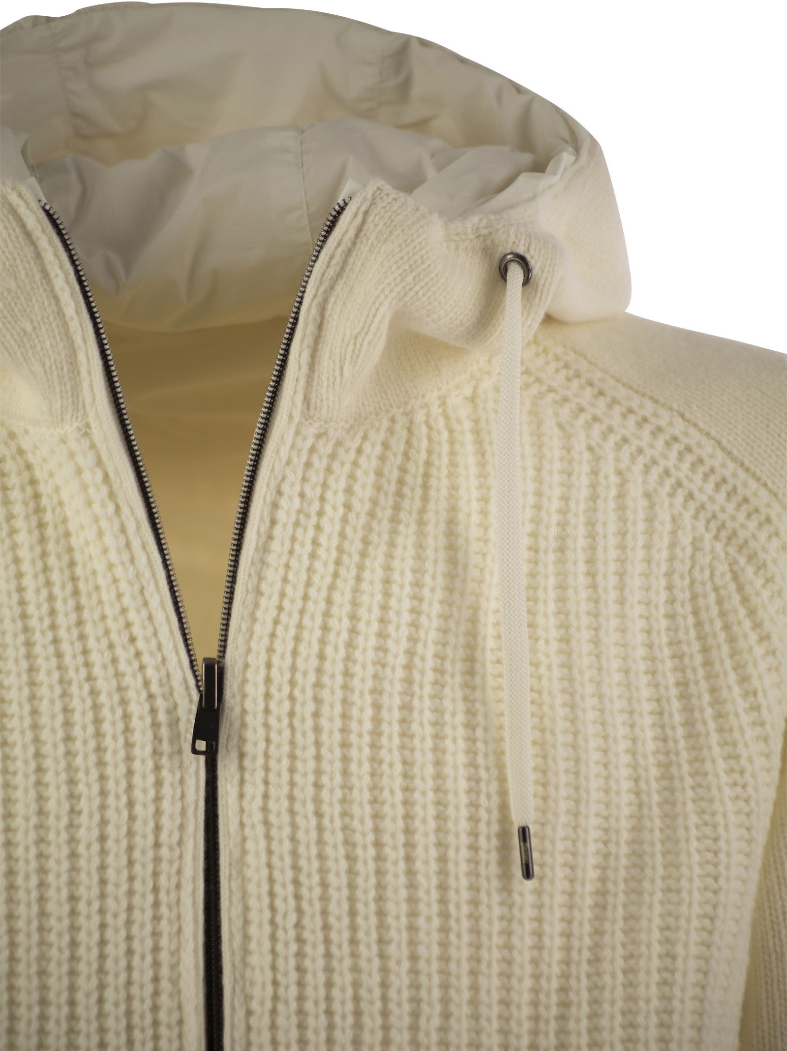 Herno Men Reversible Padded Wool Bomber Jacket - 4