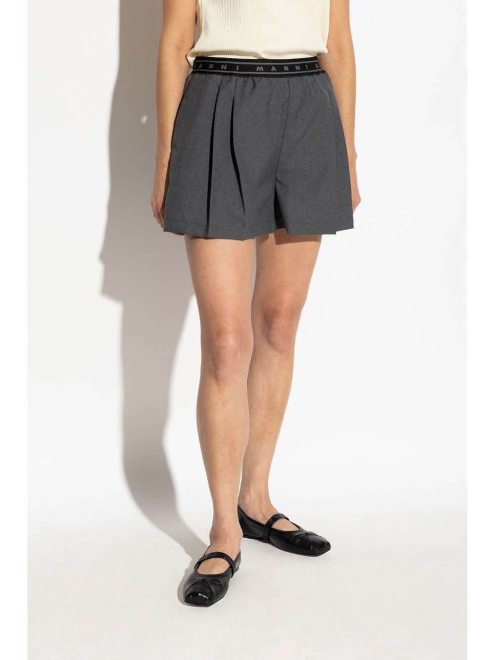 pleated shorts - 3