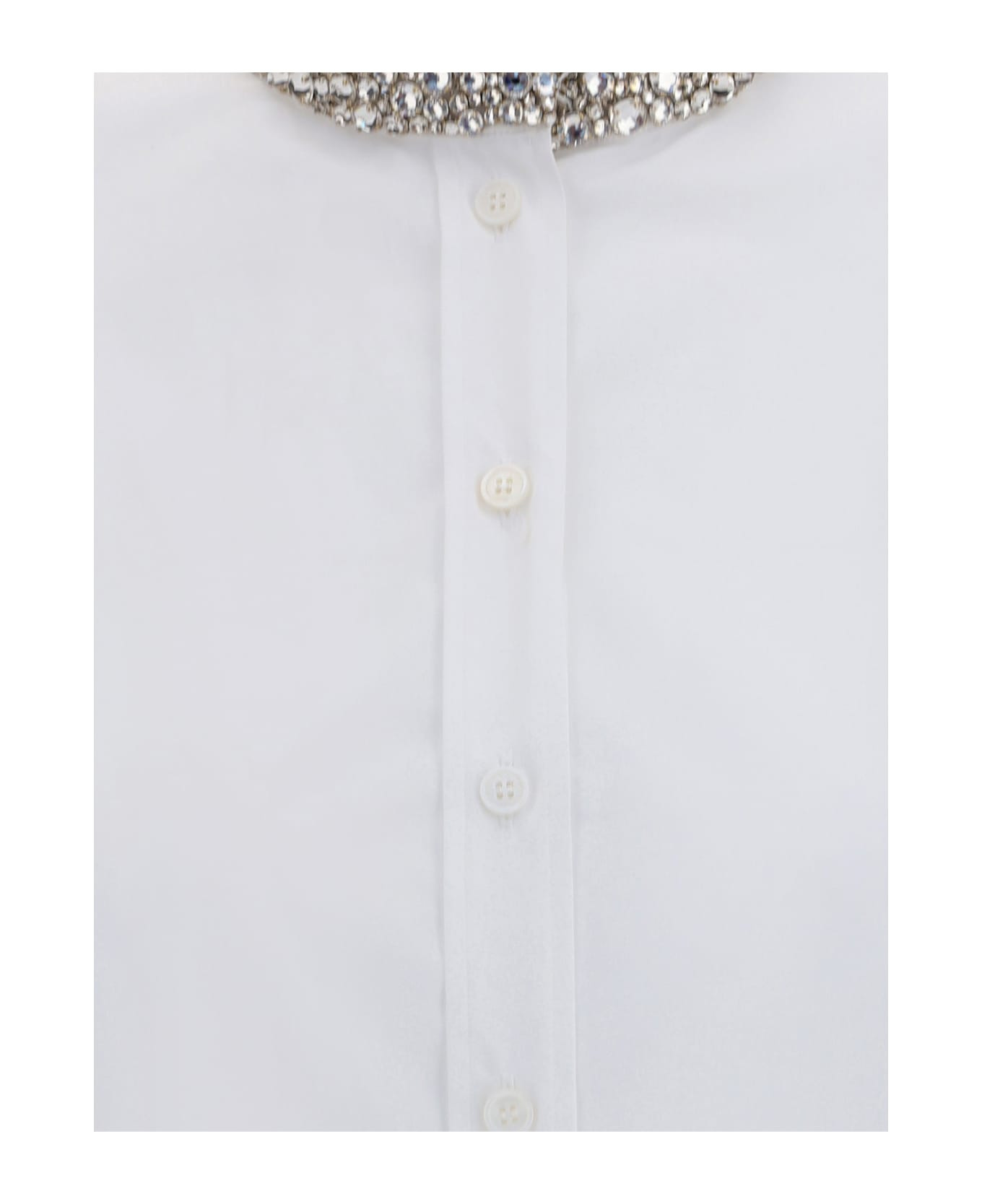 Shirt With Embellished Collar - 3