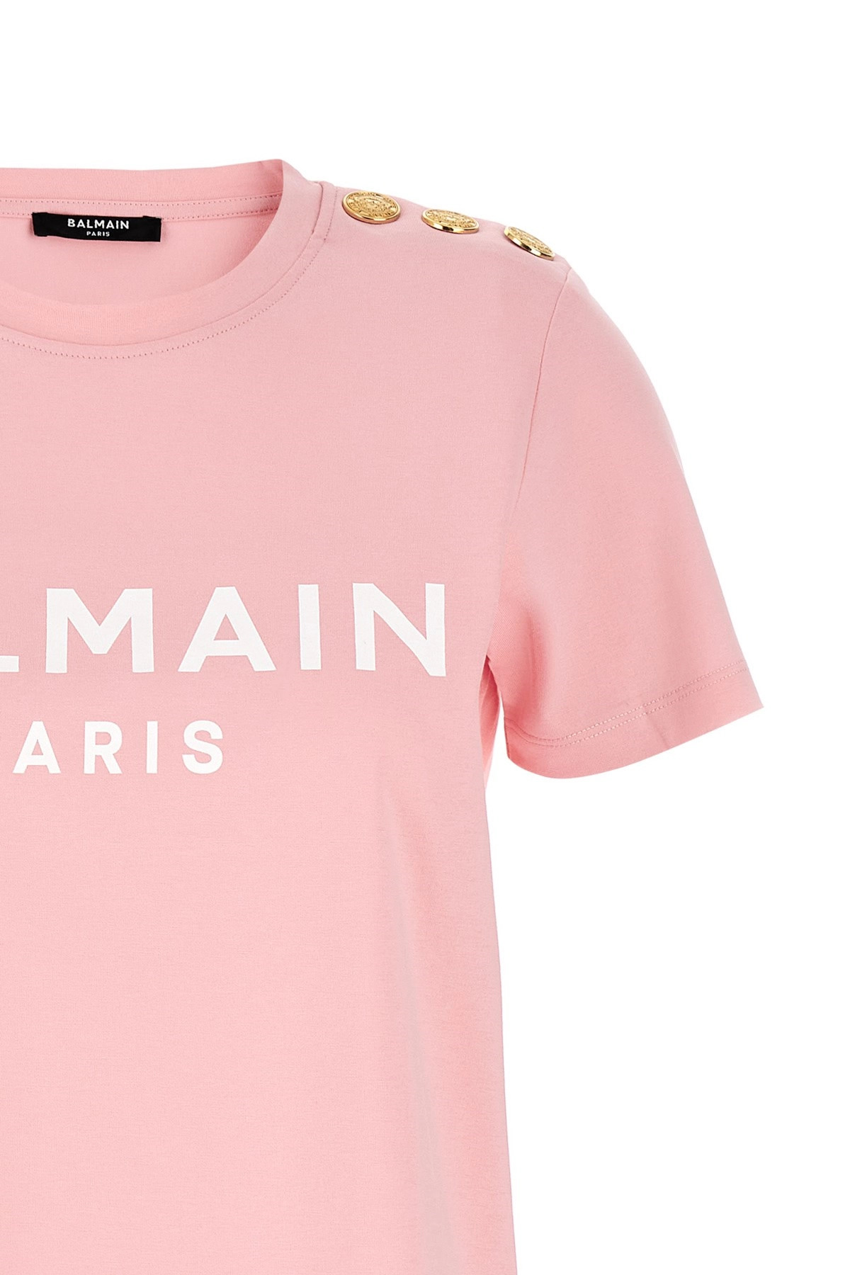 Gold button t-shirt - 4