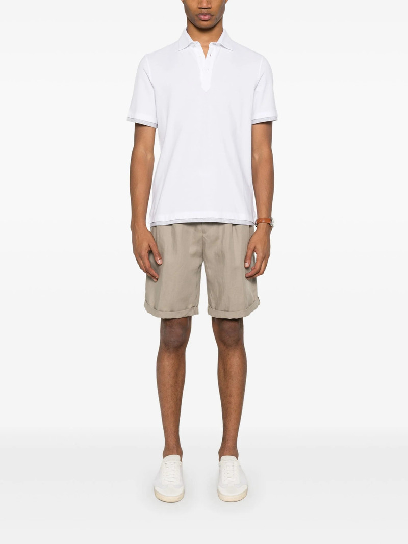 Brunello Cucinelli Faux-layered Polo Shirt 4