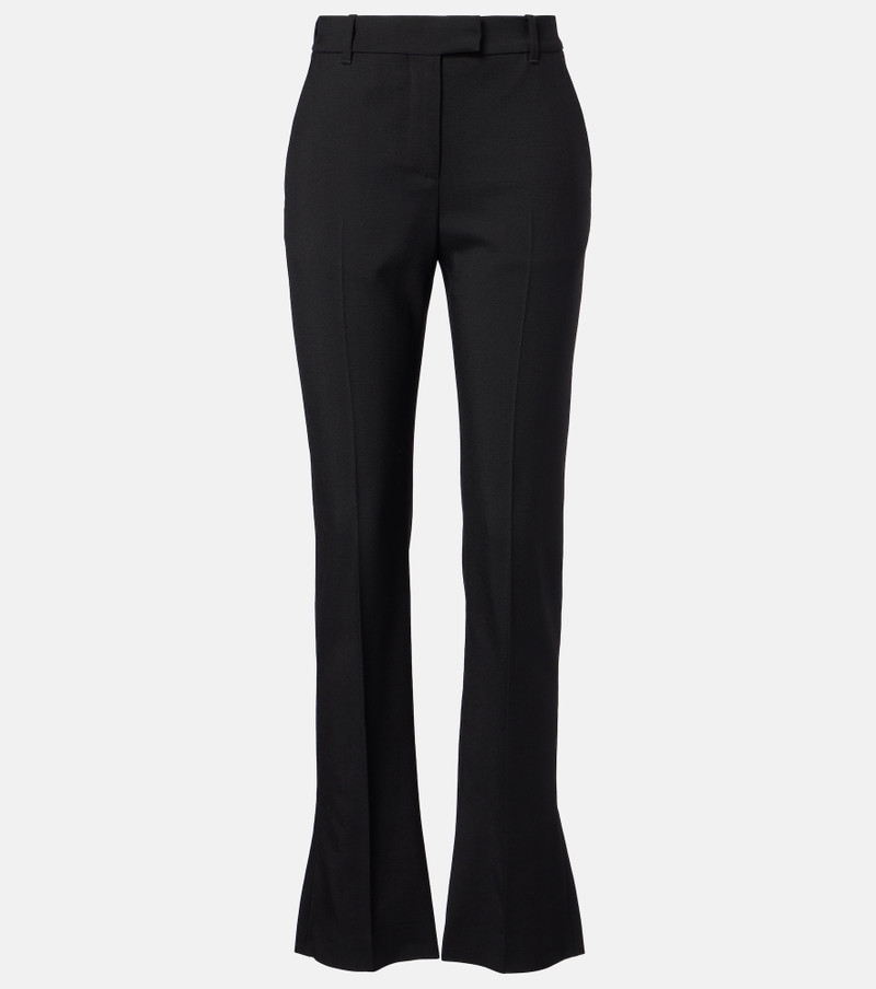 Wool gabardine suit pants 1