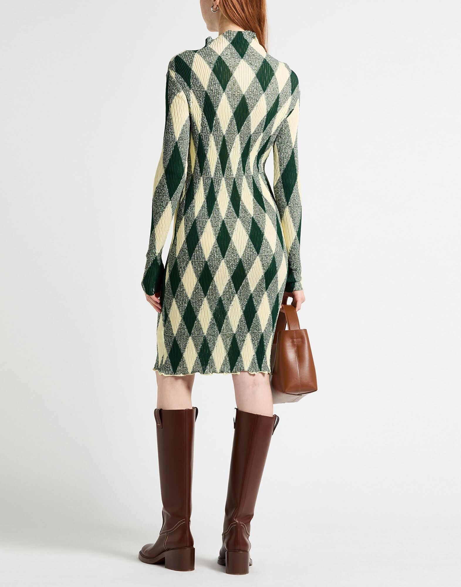 Green Women's Midi Dress - 4