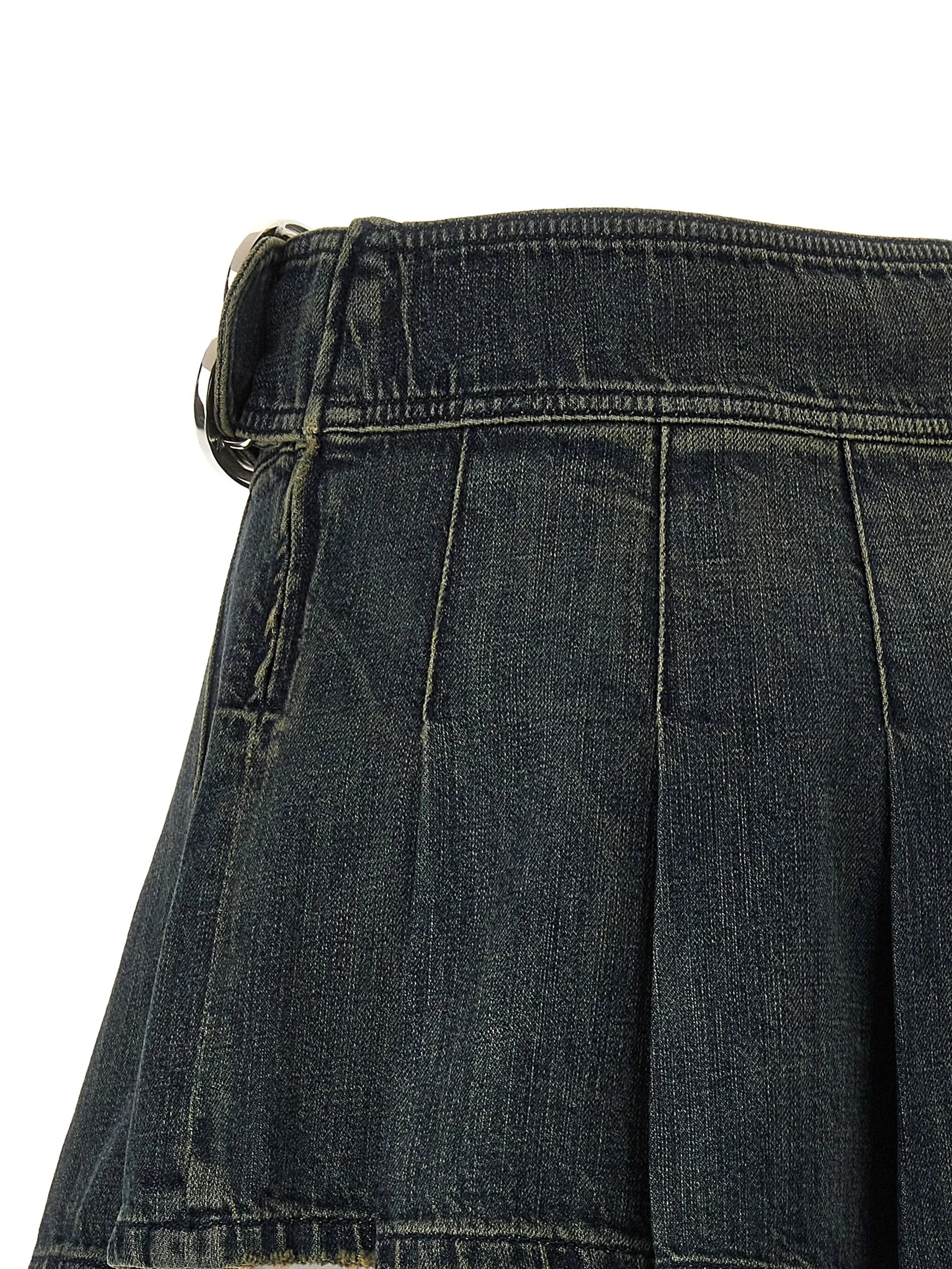 Balenciaga B-buckle Pleated Mini Skirt - 3