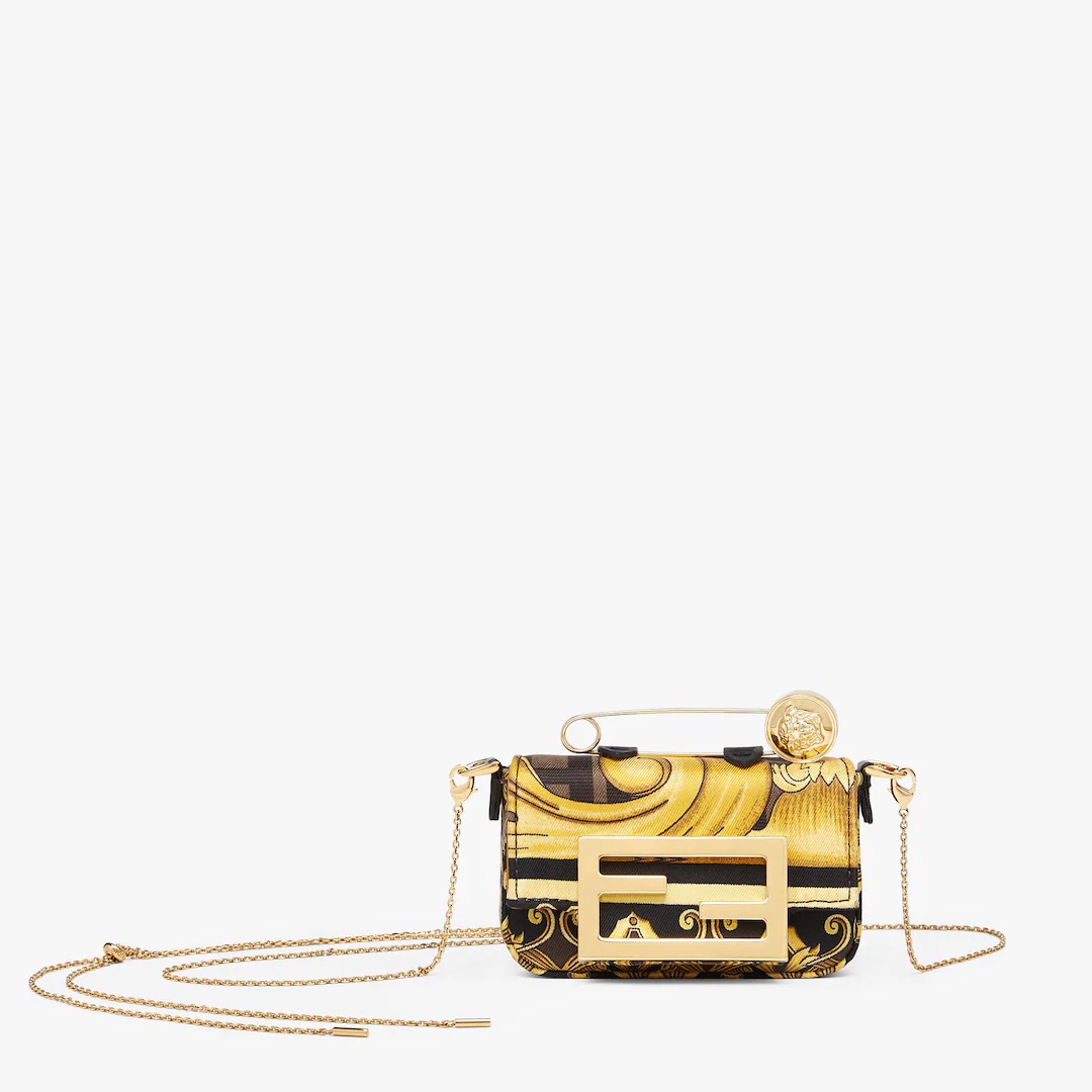 Fendace Black leather  charm - 1