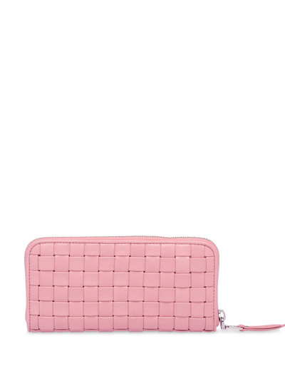 Miu Miu woven continental  wallet outlook