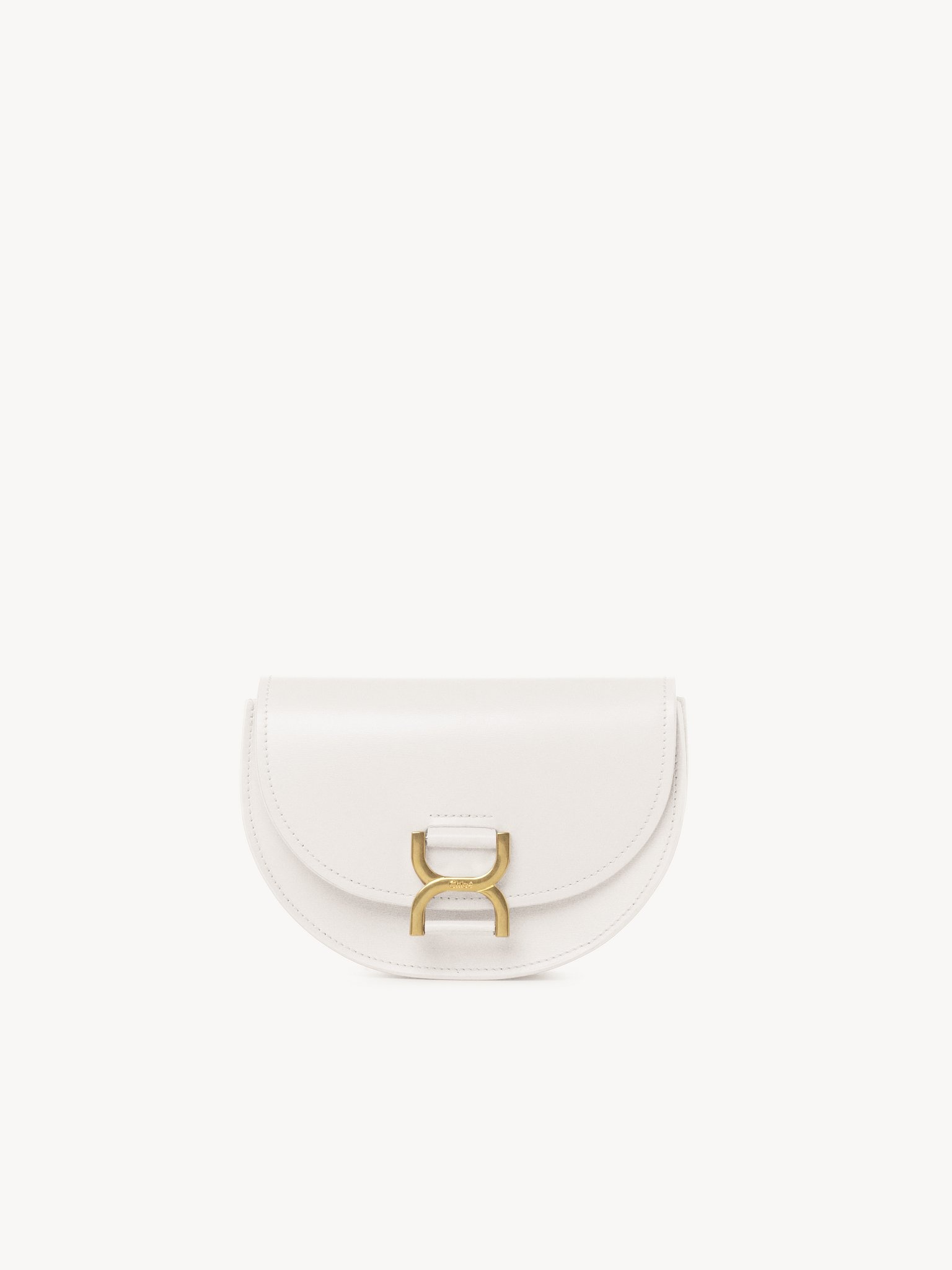 Marcie Half Flap leather crossbody bag