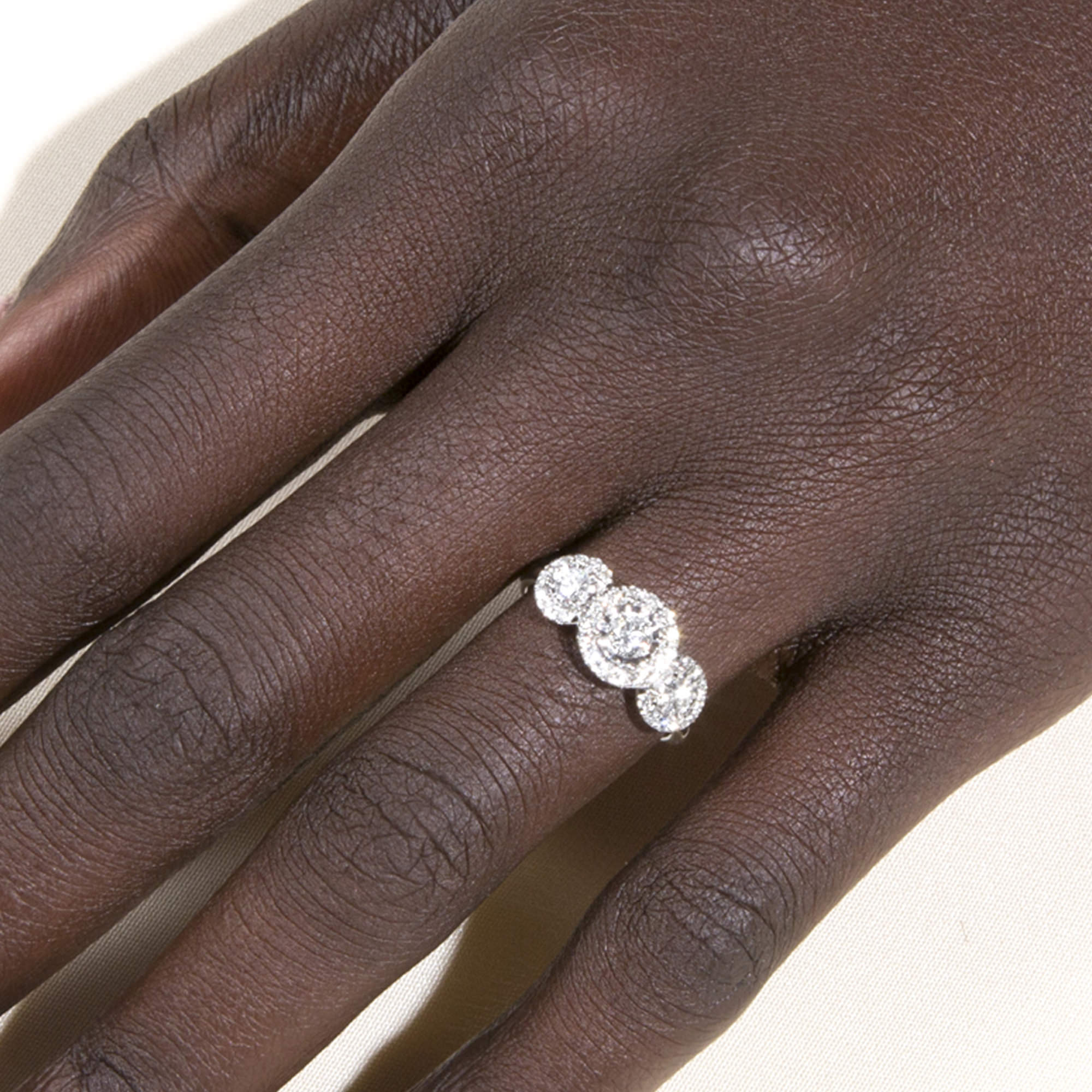 The Josephine Ring in White Gold - 2