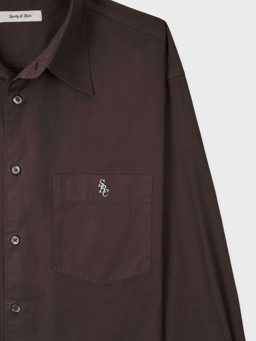 embroidered-logo cotton shirt - 2