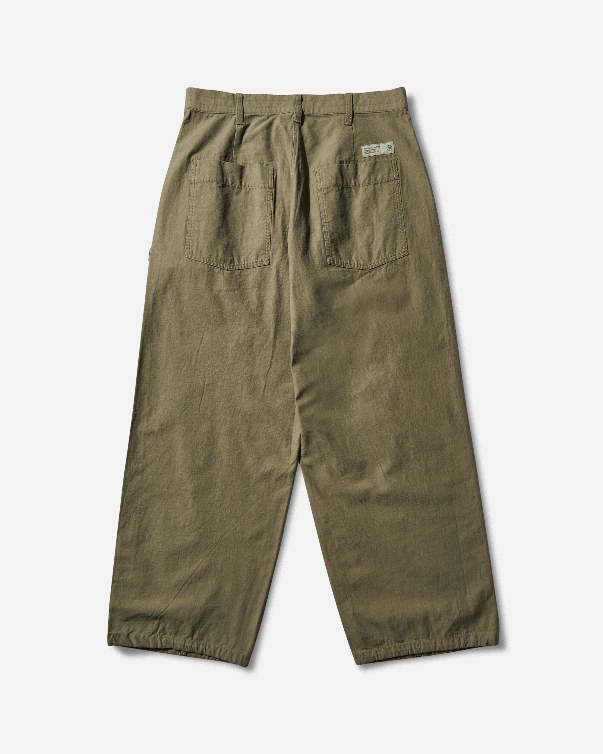 Men's Wide Baker Pants Olive Drab - 2