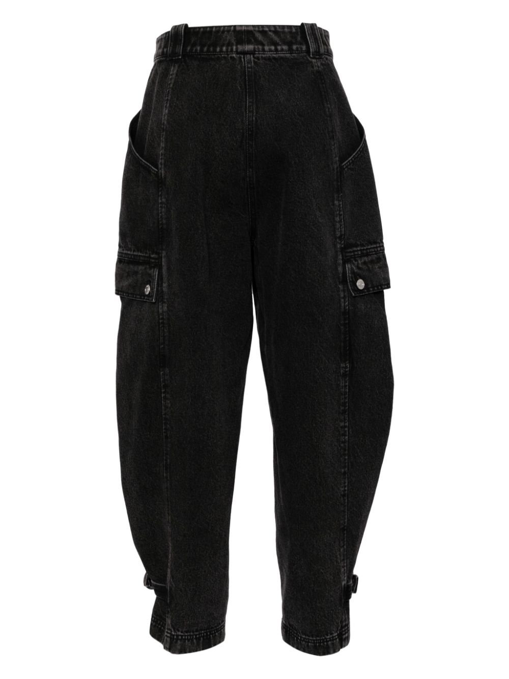 denim cargo jeans - 2
