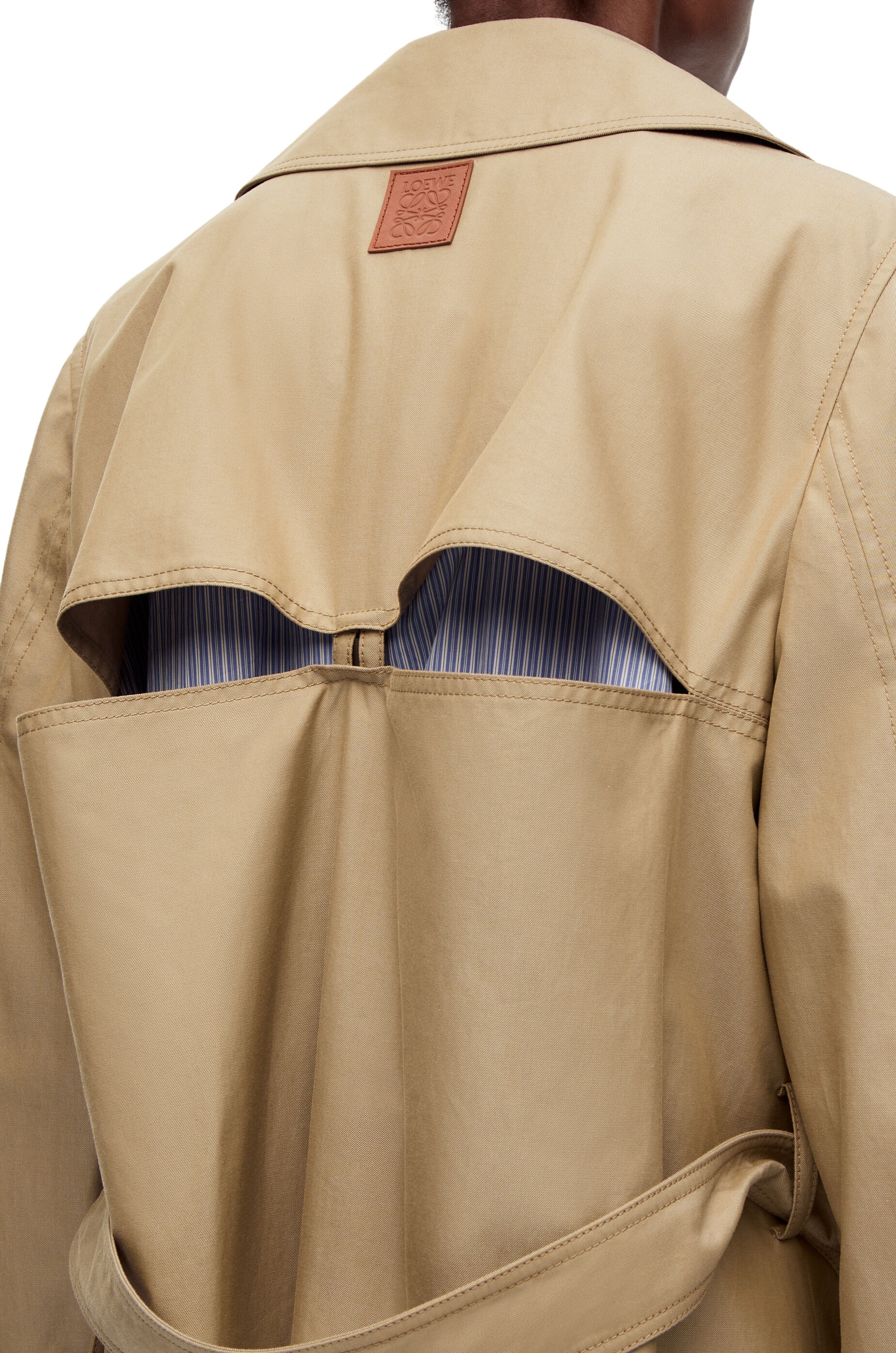 Trench coat in cotton - 5