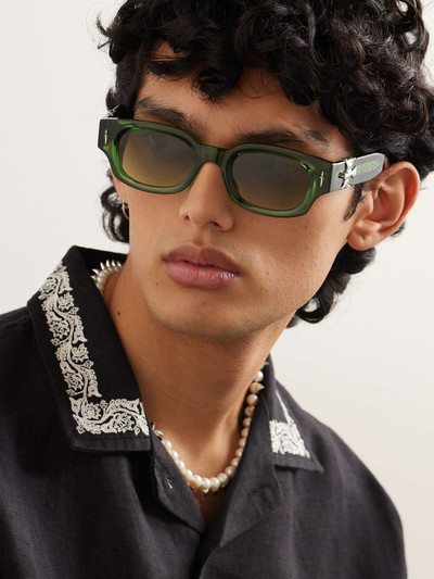 CUTLER AND GROSS + The Great Frog The Dagger D-Frame Acetate Sunglasses outlook