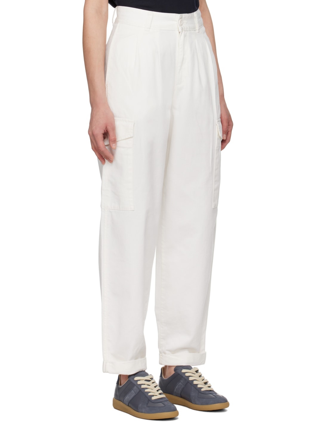 White Collins Trousers - 2