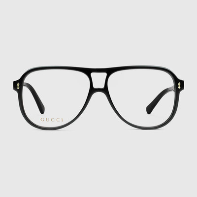 GUCCI Pilot optical frame outlook