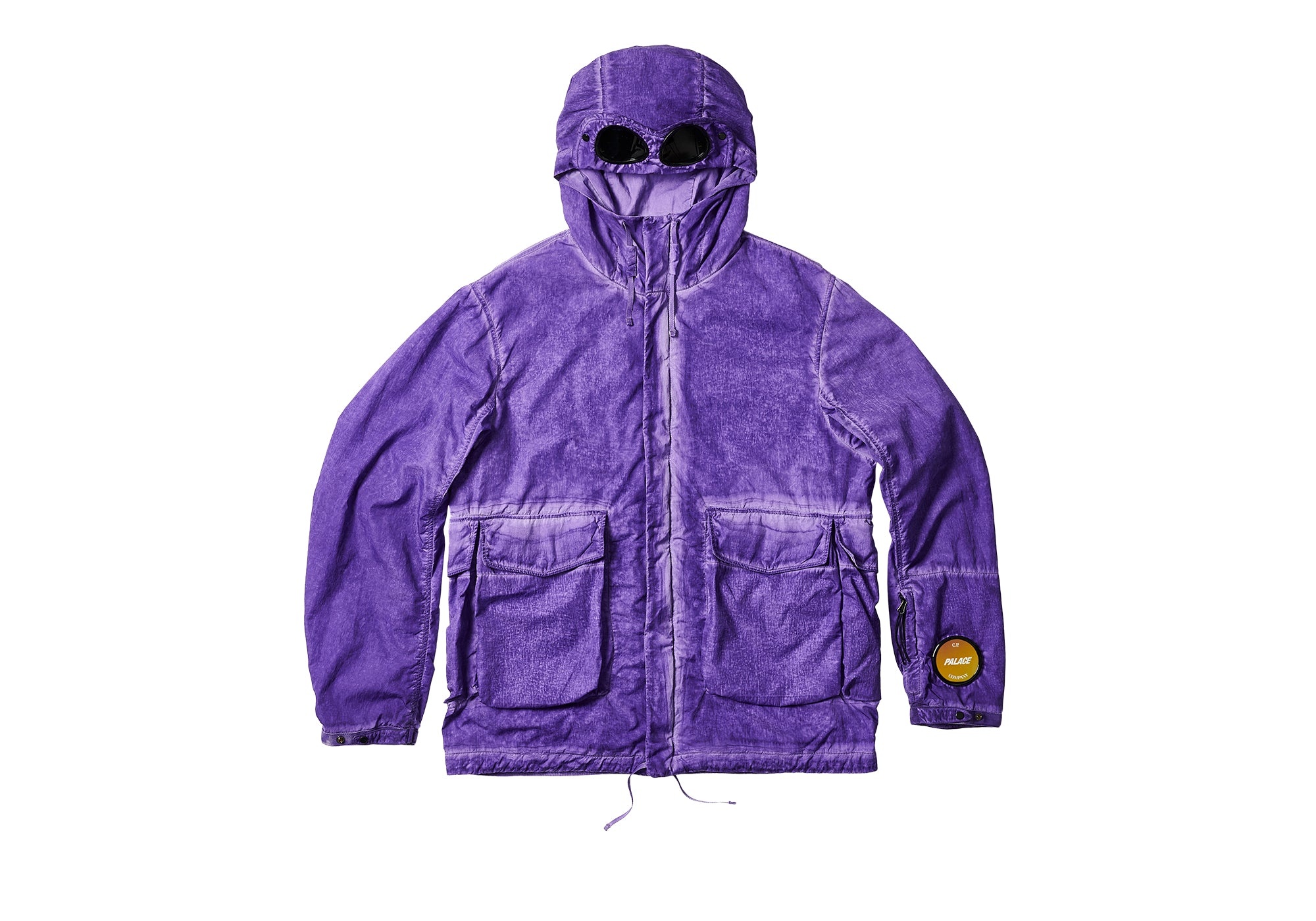 PALACE C.P. COMPANY SHELL GOGGLE JACKET PURPLE - 4