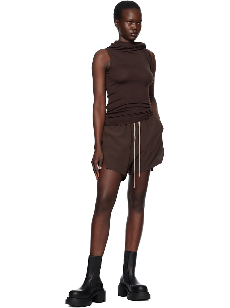 Rick Owens Brown Hollywood Boxers Shorts outlook