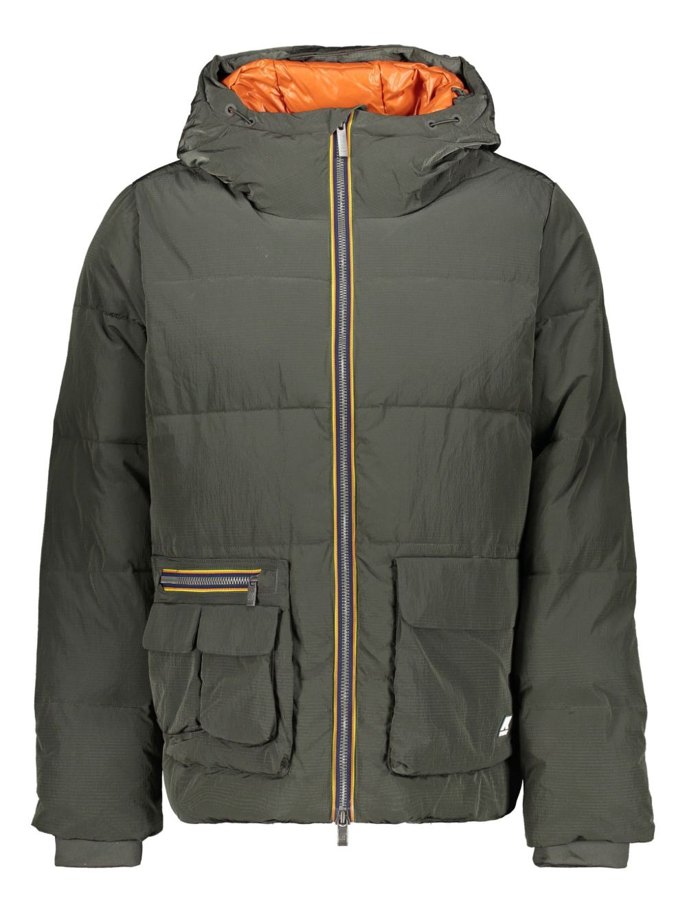 hooded down jacket - 1