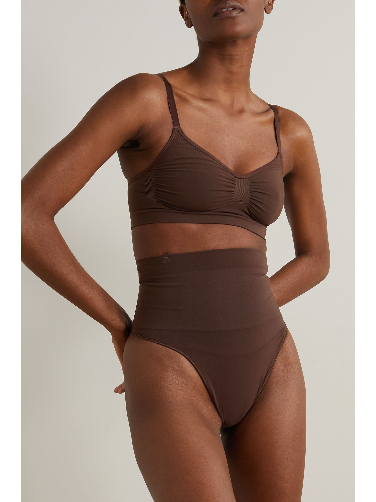 Core Control thong - Cocoa Brown - 5