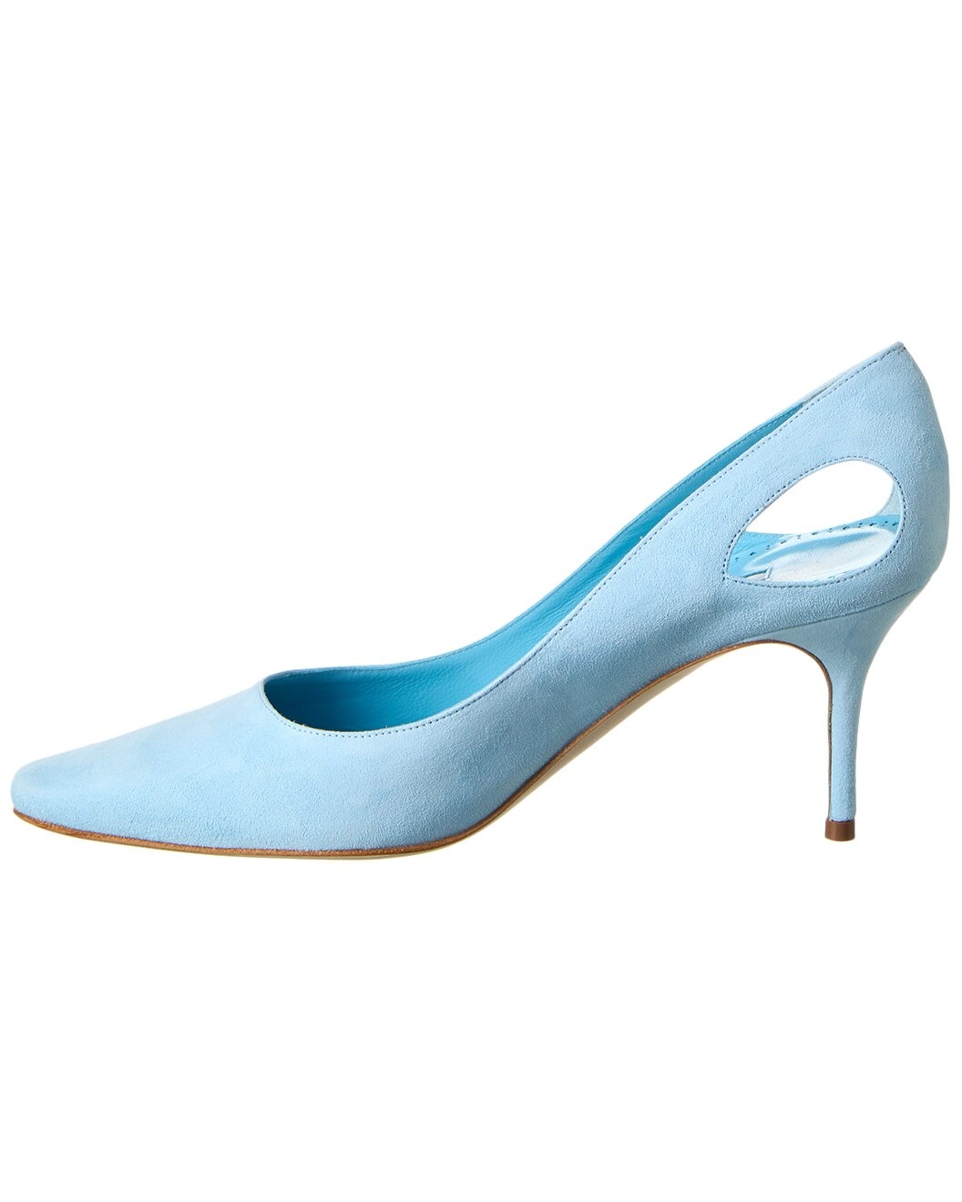 Manolo Blahnik Toplaca 70 Suede Pump - 2