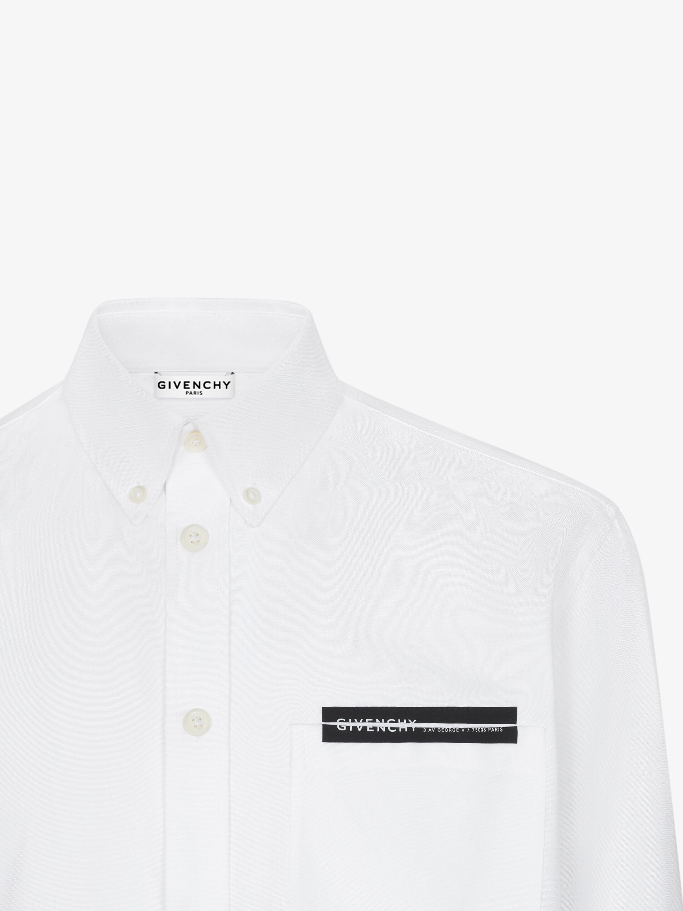 GIVENCHY webbing shirt in oxford - 6