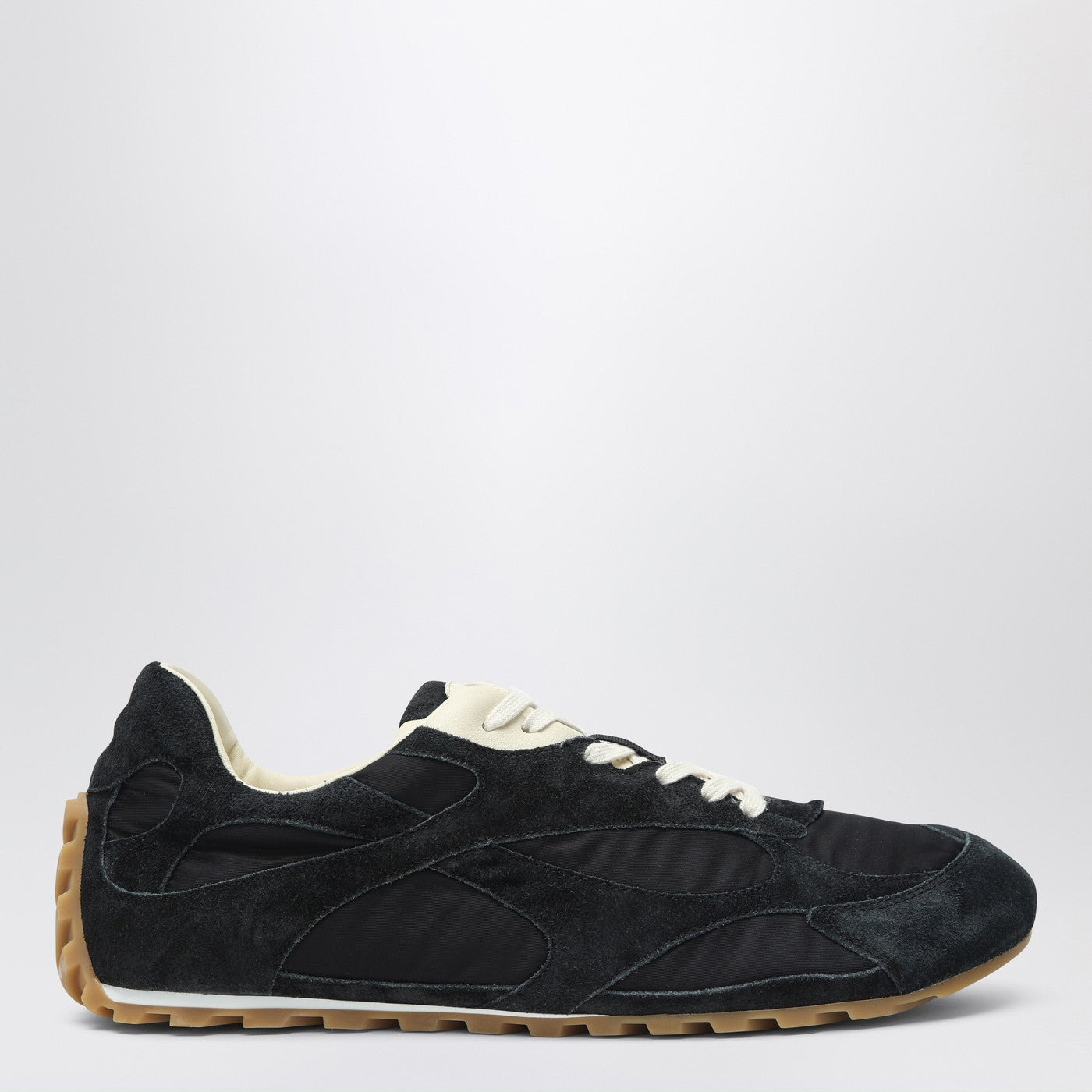 Bottega Veneta Men Orbit Flash Sneaker Black In Suede - 1