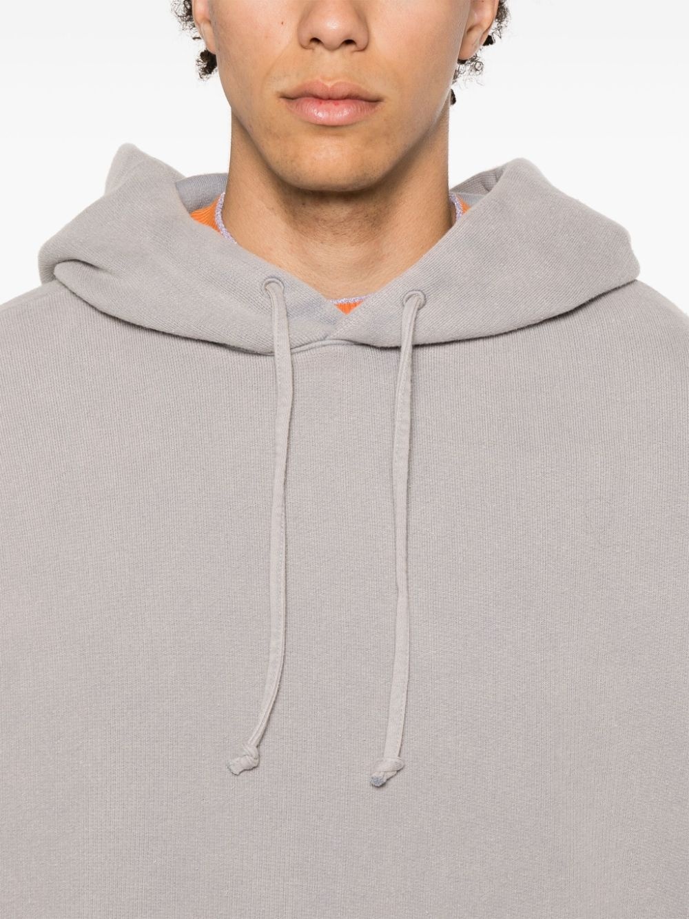 logo-appliquÃ© organic-cotton hoodie - 6